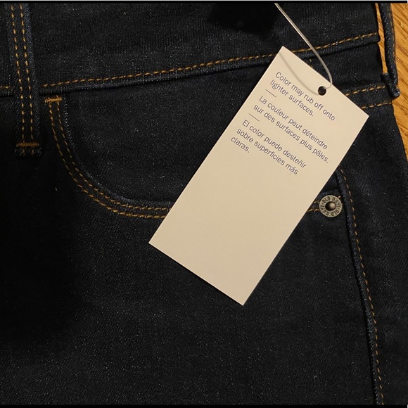 NWT Mid-Rise Pop Icon Skinny Dark-Wash Jeans 8P - Picture 5 of 7